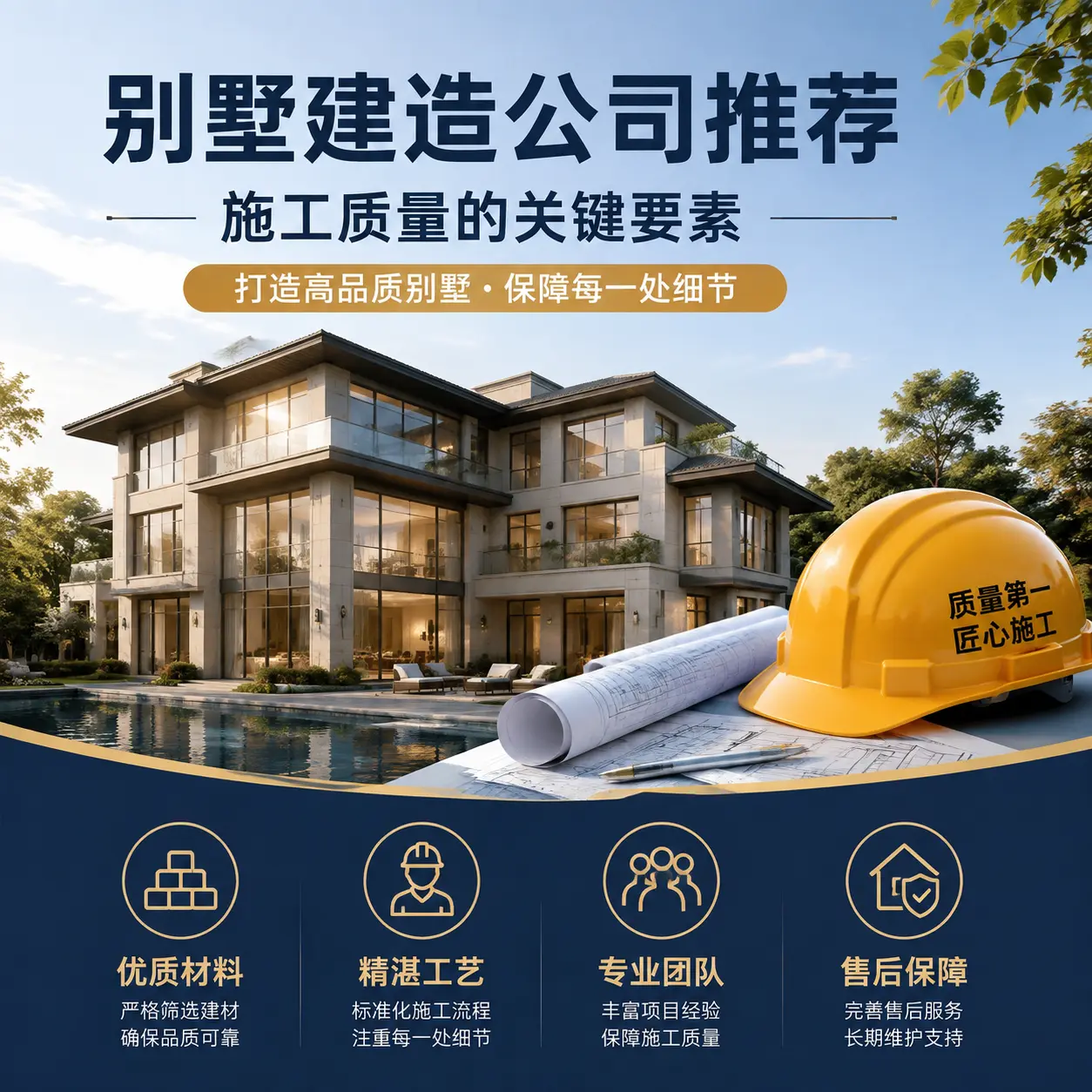 别墅建造公司推荐: 凤冈 施工质量的关键要素