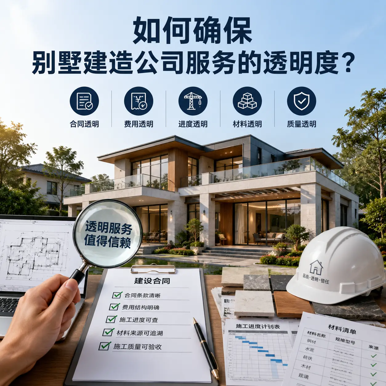 在 凤冈 如何确保别墅建造公司服务的透明度?
