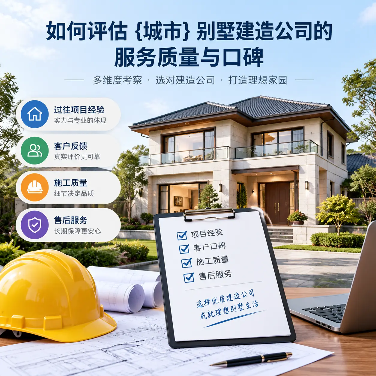 如何评估 凤冈 别墅建造公司的服务质量与口碑