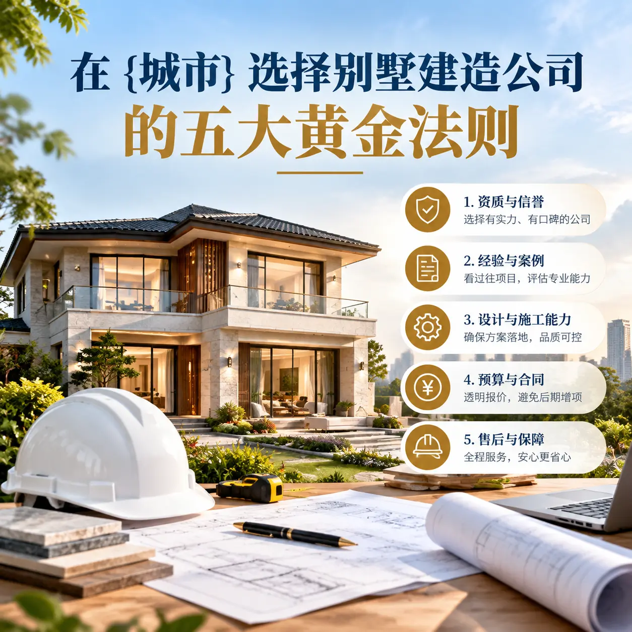 在 凤冈 选择别墅建造公司的五大黄金法则