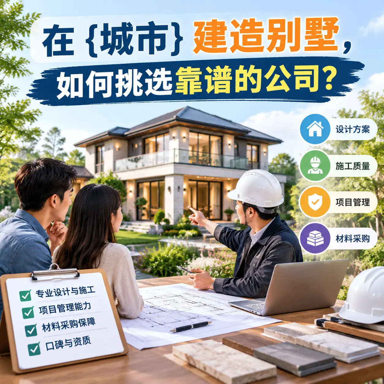 在 凤冈 建造别墅，如何挑选靠谱的公司？