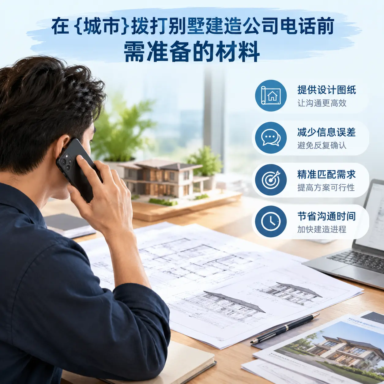 在凤冈拨打别墅建造公司电话前需准备的材料
