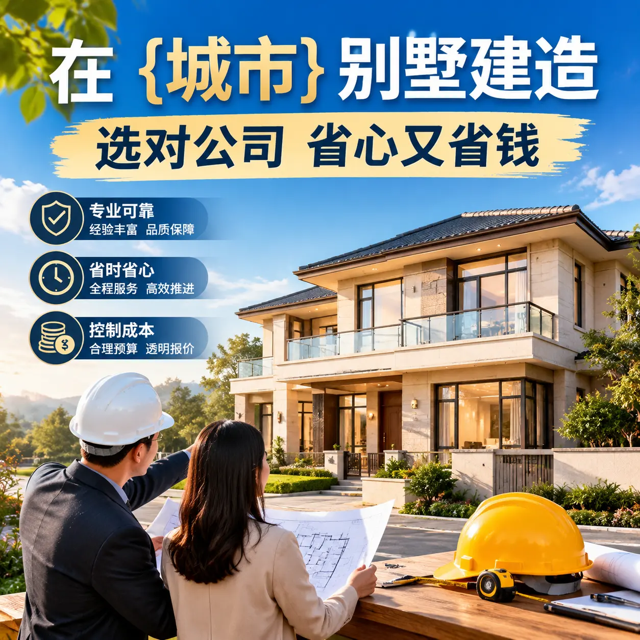 在 凤冈 别墅建造,选对公司省心又省钱