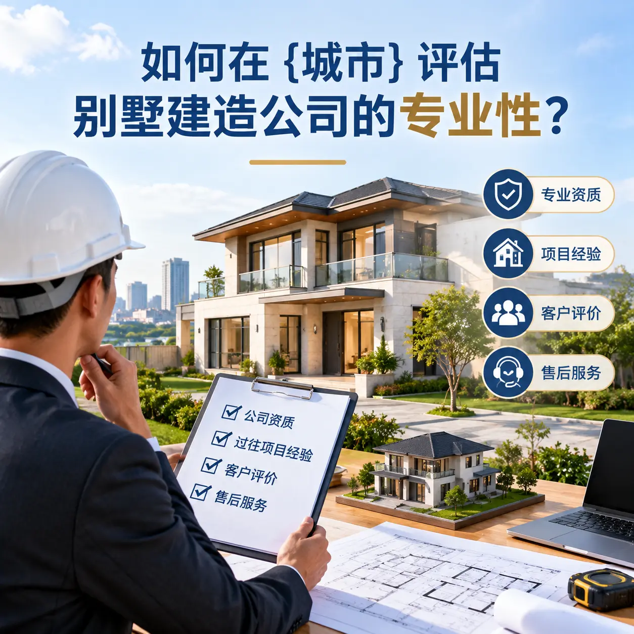 如何在 凤冈 评估别墅建造公司的专业性？