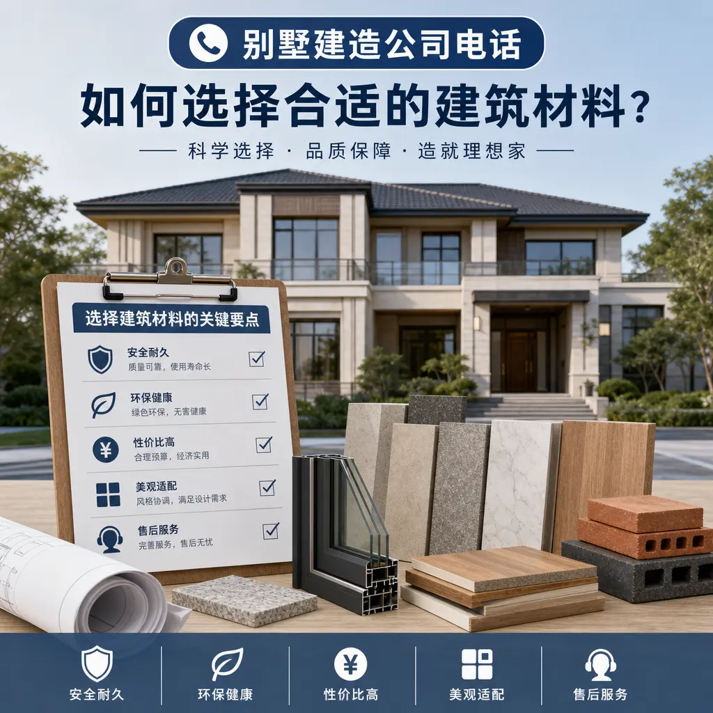 别墅建造公司电话：如何选择合适的建筑材料？